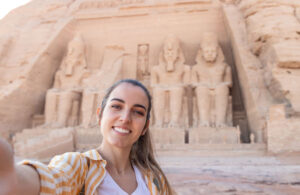 Abu Simbel Temple from Aswan by Flight